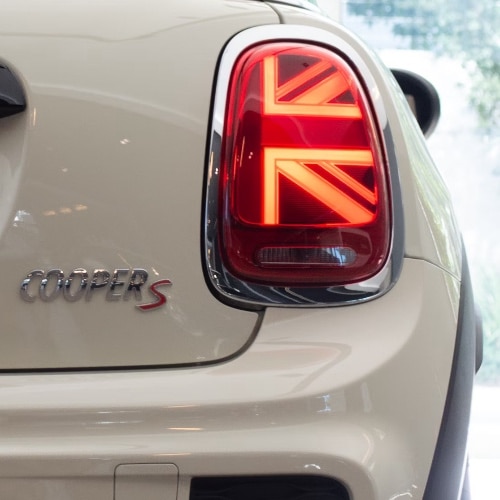 MINI rear light closeup