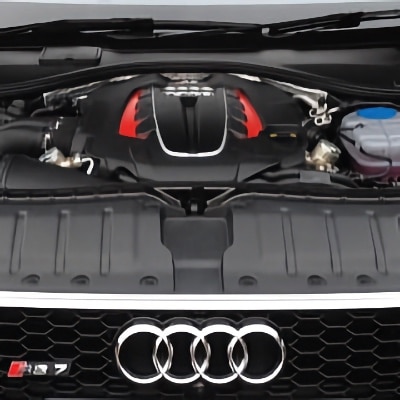 Audi service closeup